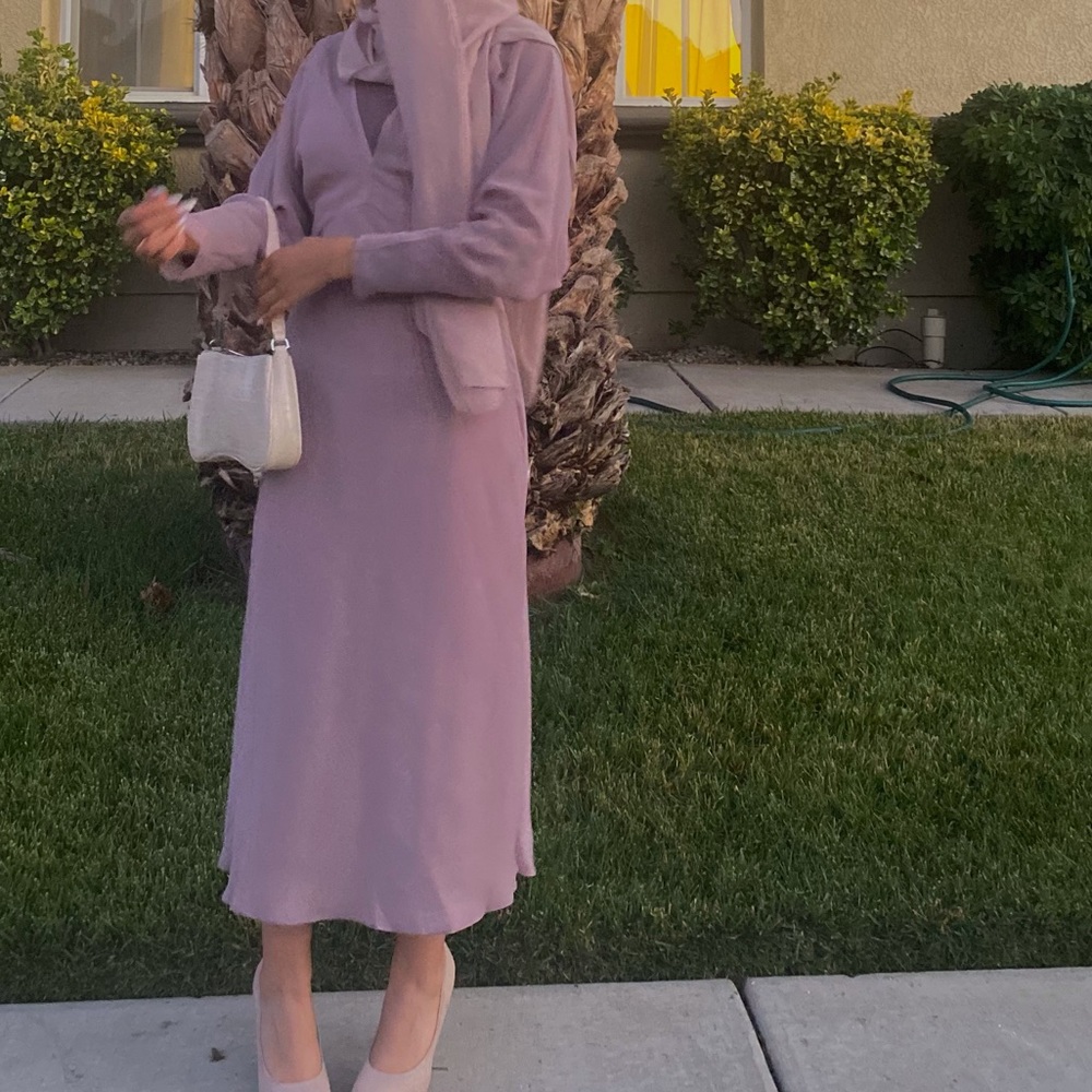 Purple Batwing midi dress *SOLD*